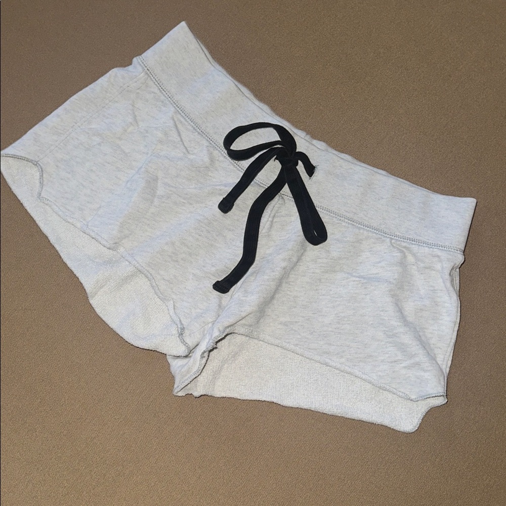 PINK Victoria's Secret Light Gray Sleep Shorts